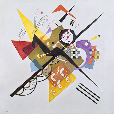 Array Auf Weiss 2 von Wassily Kandinsky