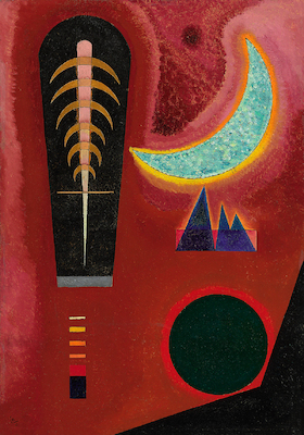 Array Lose im Rot von Wassily Kandinsky