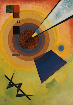 Array Grün und Rot von Wassily Kandinsky