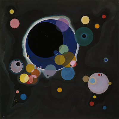 Array Einige Kreise von Wassily Kandinsky