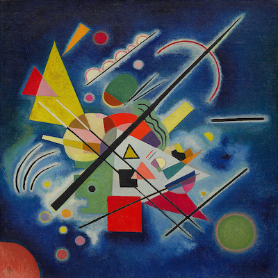 Array Blaues Bild von Wassily Kandinsky