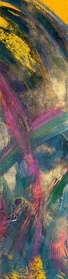 Array Abstraction with pink III von Andrea Silberhorn-Piller