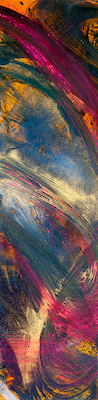 Array Abstraction with pink II von Andrea Silberhorn-Piller