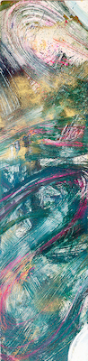 Array Abstraction with pink IV von Andrea Silberhorn-Piller