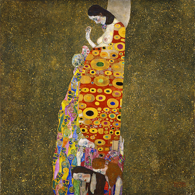 Array Die Hoffnung II von Gustav Klimt