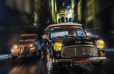 Array Cars in action - Austin Mini von Jean-Loup Debionne