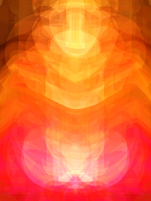 Array sitting deity von Peter Lorenz