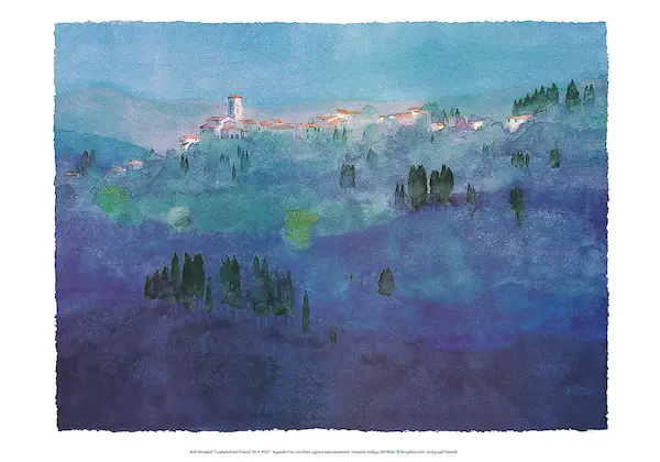 100cm x 70cm Landschaft bei Pistoia von Ralf Westphal
