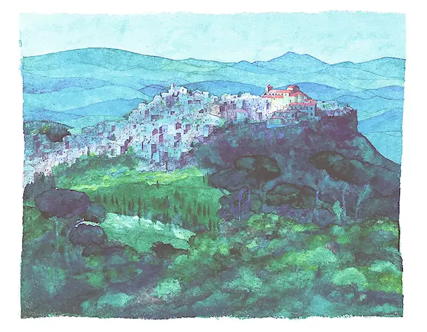 90cm x 70cm Sizilien von Ralf Westphal