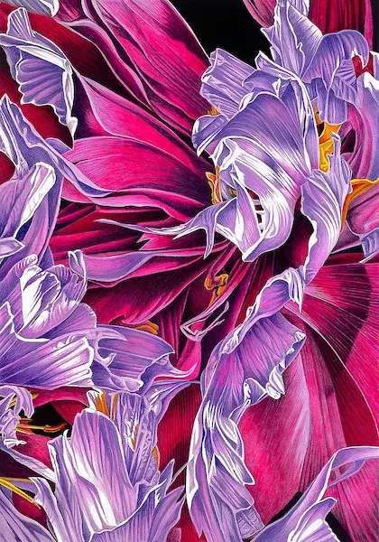 Array Serenity in Pink von Karl Black