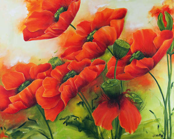 Array Mohnblüten II von Petra Rüther