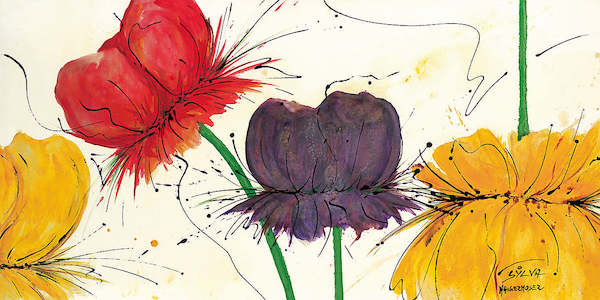 Array Blumen Fantasie II von Sylvia Haigermoser