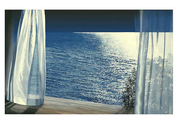 48.5cm x 32.5cm Nocturne s von Alice Dalton Brown