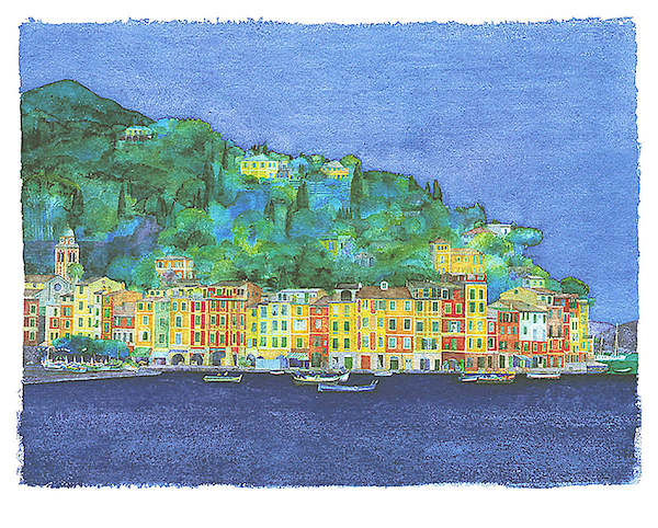 90cm x 70cm Portofino / Ligurien, RWE-9923 von Ralf  Westphal