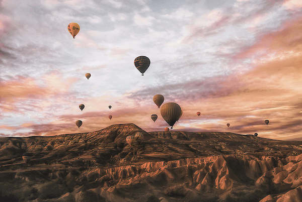 Array Cappodocia Hot air Balloon von Ayse