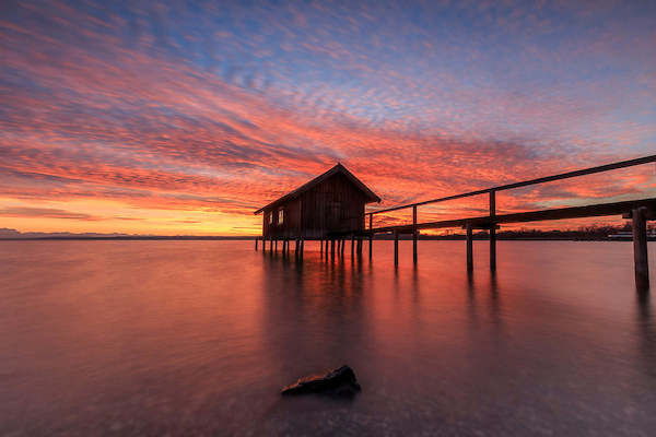 Array Sonnenuntergang am Ammersee von Markus Scholz