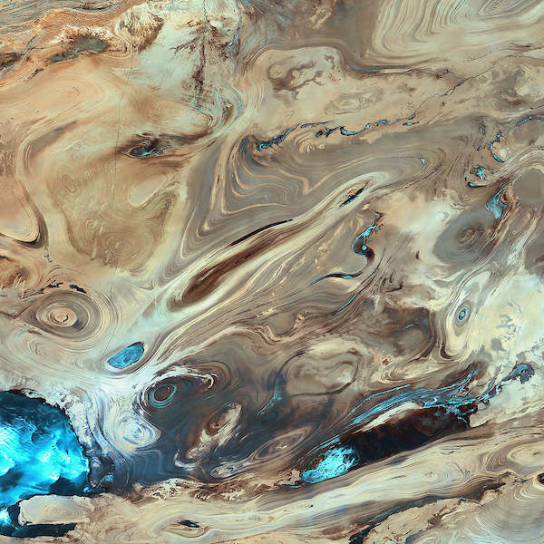 Array Dasht-e Kevir von Landsat-7