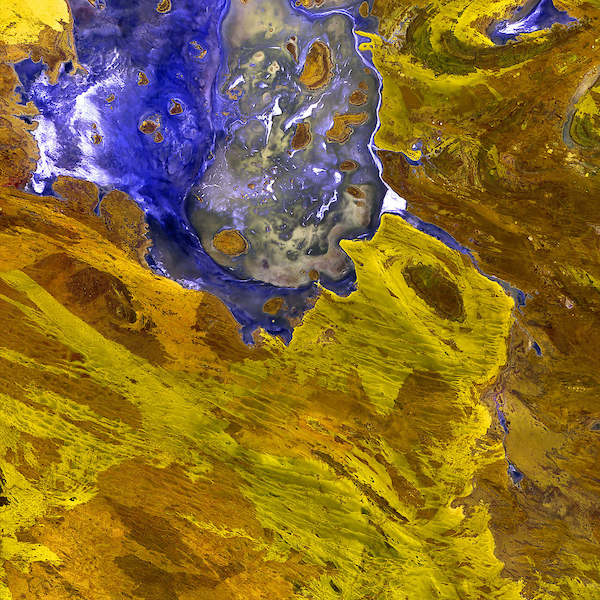 Array Lake Disappointment von Landsat-7