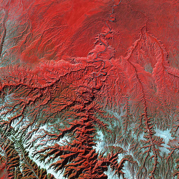 Array Desolation Canyon von Landsat-7