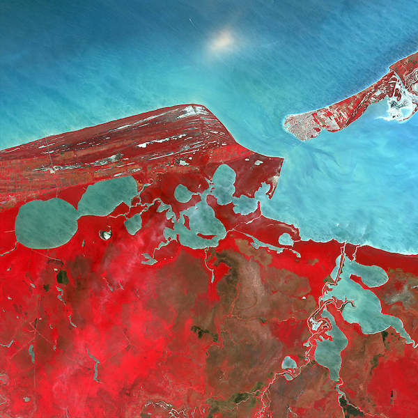 Array Campeche von Landsat-7