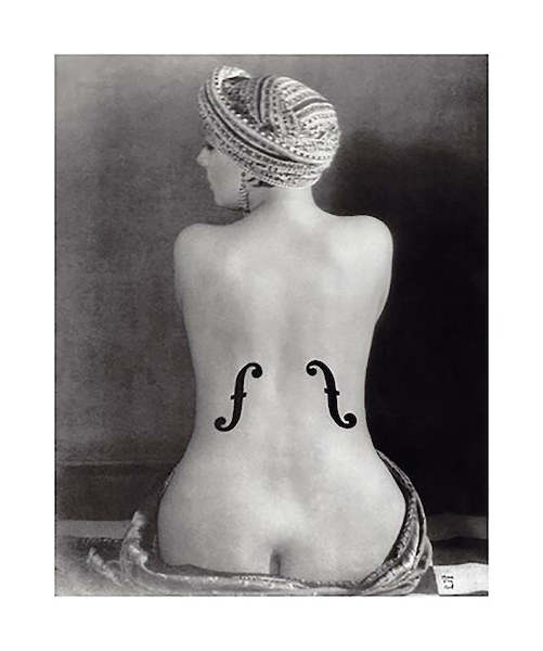 50cm x 60cm Le Violon d’Ingres von MAN RAY
