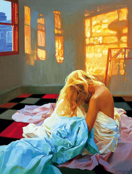 70cm x 90cm Whisper of Evening von Zhaoming Wu