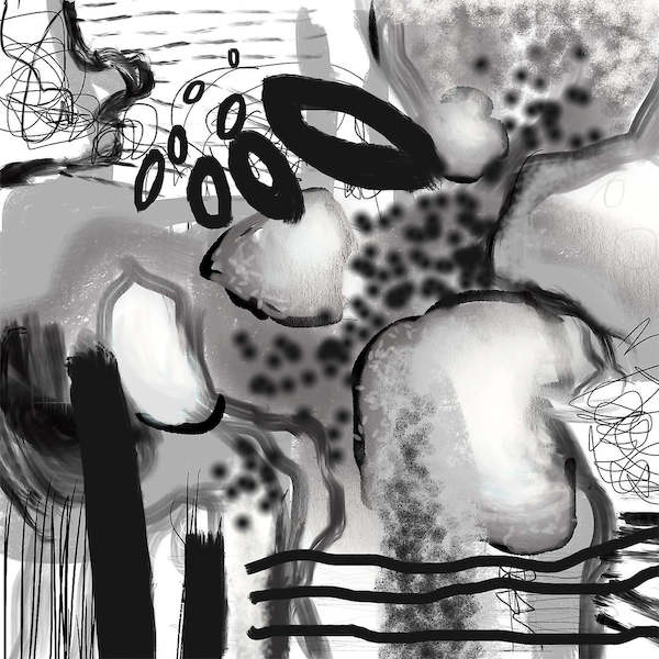Array Black and White III von Birgit Busch