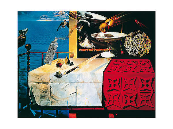 80cm x 60cm Natura morte vivente von Salvador Dali