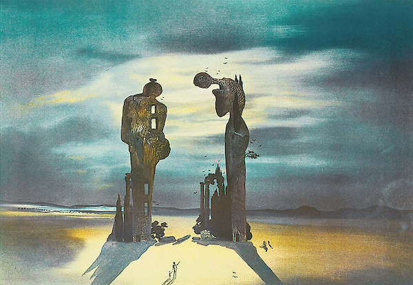 70cm x 50cm Reminiscence archeologique von Salvador Dali