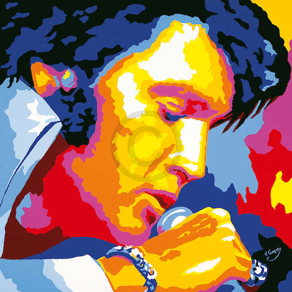 85cm x 85cm Elvis, GIV-03 von Vladimir         Gorsky