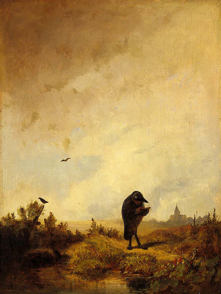 Array Der Rabe von Carl Spitzweg