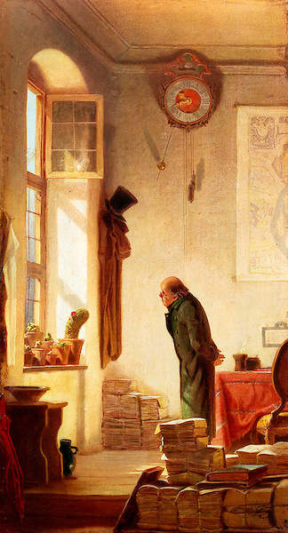 Array Der Kaktusliebhaber von Carl Spitzweg