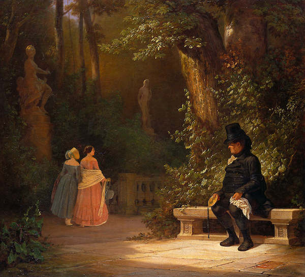 Array Der Witwer von Carl Spitzweg