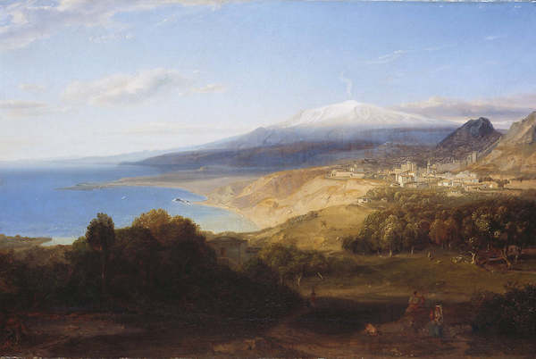 Array Taormina mit dem Aetna von Carl Rottmann