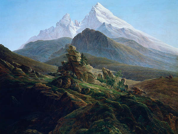 Array Der Watzmann von Caspar David Friedrich