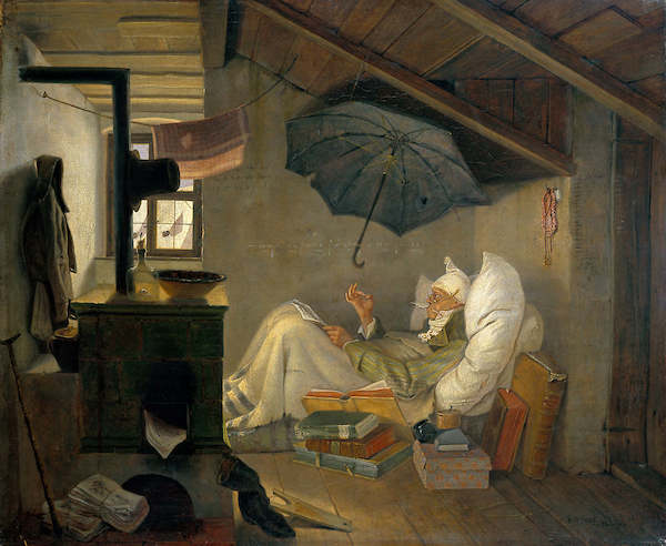 Array Der arme Poet von Carl Spitzweg