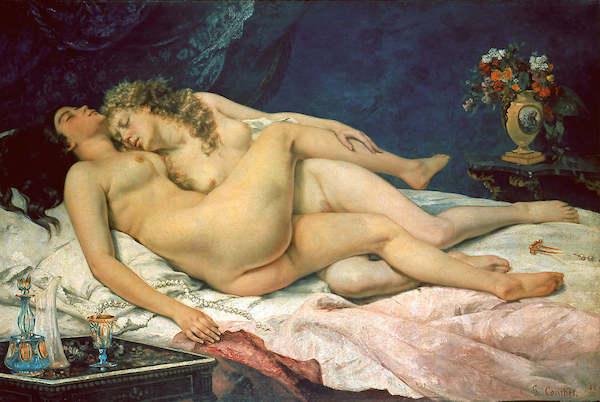 Array Le sommeil von Gustave Courbet