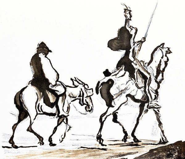Array Don Quixote von Honoré Daumier