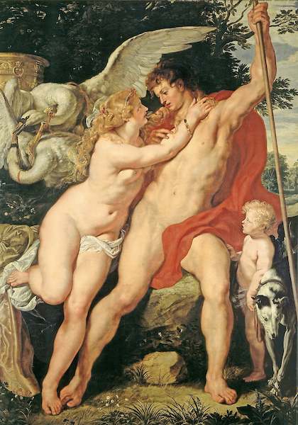 Array Venus und Adonis von Peter Paul Rubens