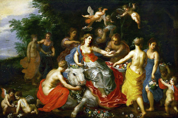 Array Europa auf dem Stier von Hendrick Van Balen