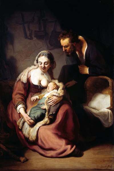 Array Die heilige Familie von Rembrandt van Rijn