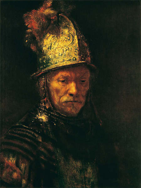 Array Der Mann mit dem Goldhelm von Rembrandt van Rijn