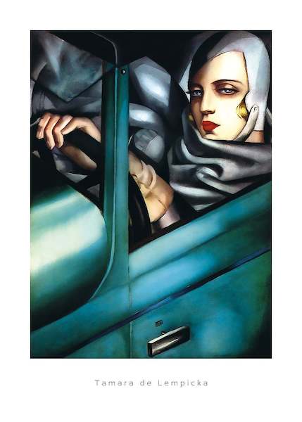 50cm x 70cm Self Portrait von Tamara De Lempicka
