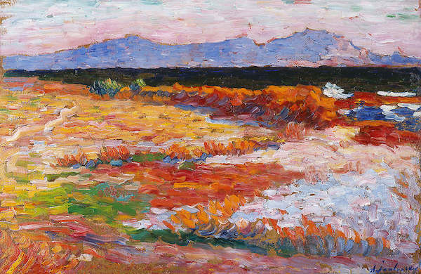 Array Mittelmeer bei Marseille von Alexej Jawlensky
