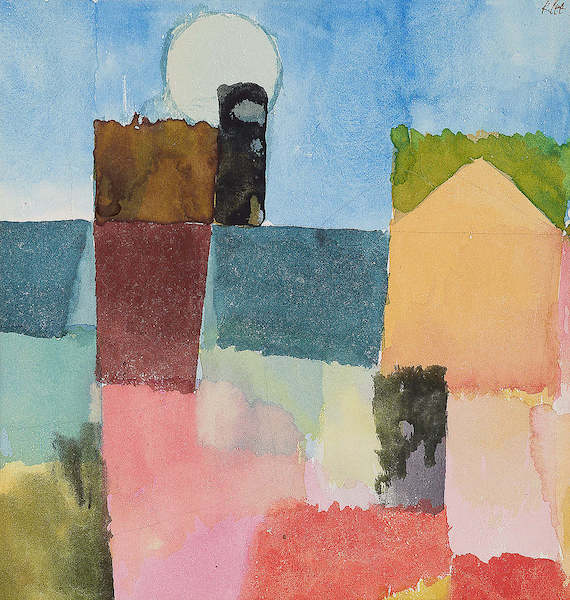 95cm x 100cm Mondaufgang von Paul Klee