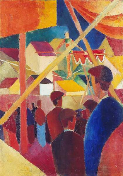 Array Seiltänzer von August Macke