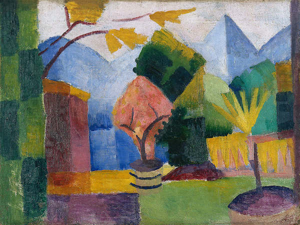 Array Garten am Thuner See von August Macke