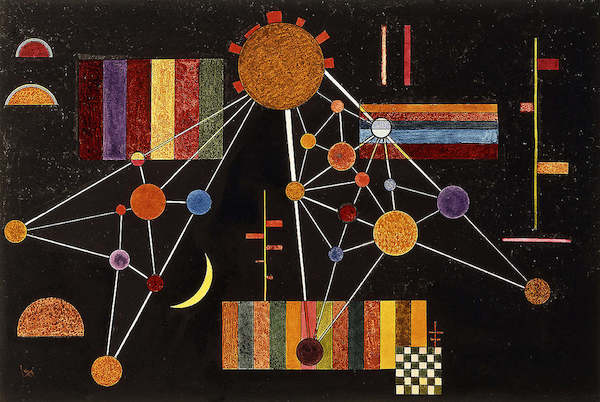 Array Geflecht von oben von Wassily Kandinsky