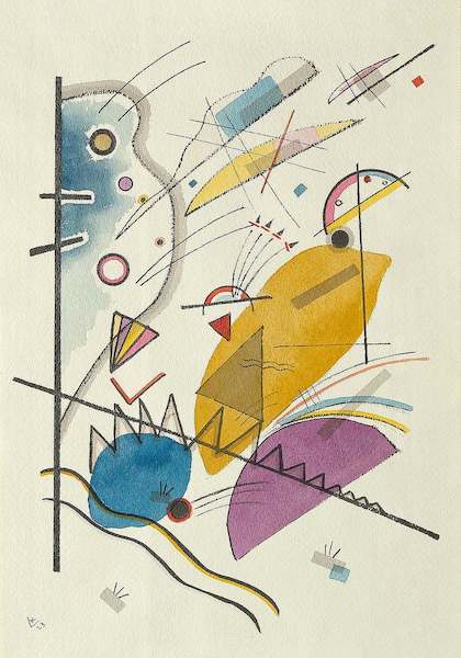 Array Durchgehender Strich von Wassily Kandinsky