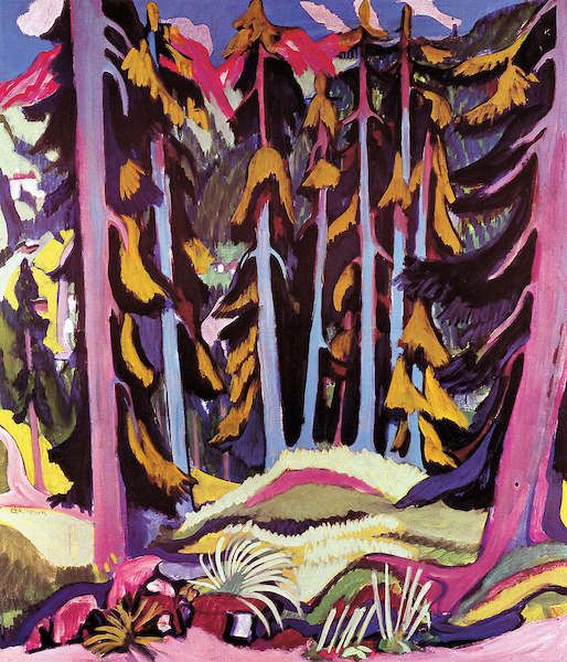 Array Waldinneres von Ernst Ludwig Kirchner